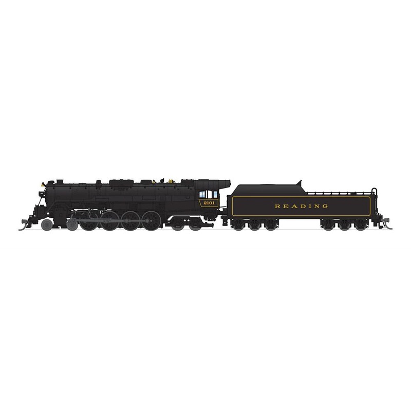 BLI 8241 N Scale 4-8-4 T1 Steam Locomotive Reading 2108 Stealth - DC