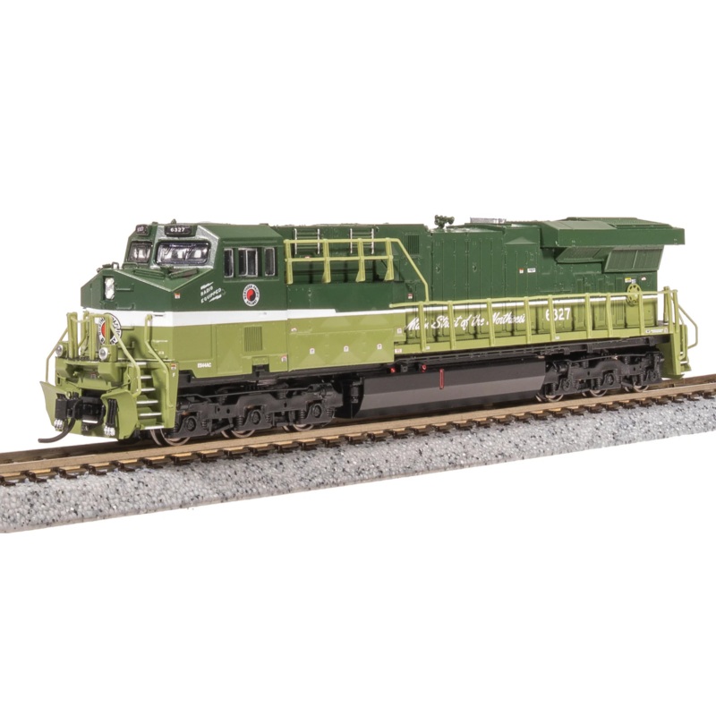 BLI 8626 N Scale GE ES44AC Diesel Northern Pacific NP 6327 Paragon4 (Loewy Fantasy Scheme)