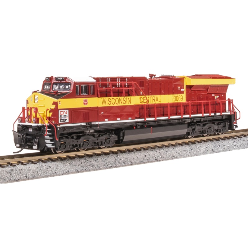 BLI 8630 N Scale GE ES44AC Diesel Canadian National CN 3069 Stealth (Wisconsin Central Heritage)
