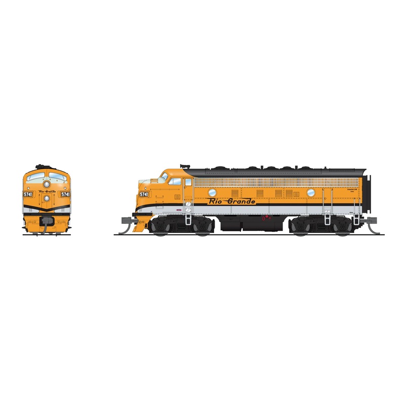 BLI 9265 N Scale EMD Diesel F7A Rio Grande D&RGW 5741 Paragon4 (Sound/DC/DCC)