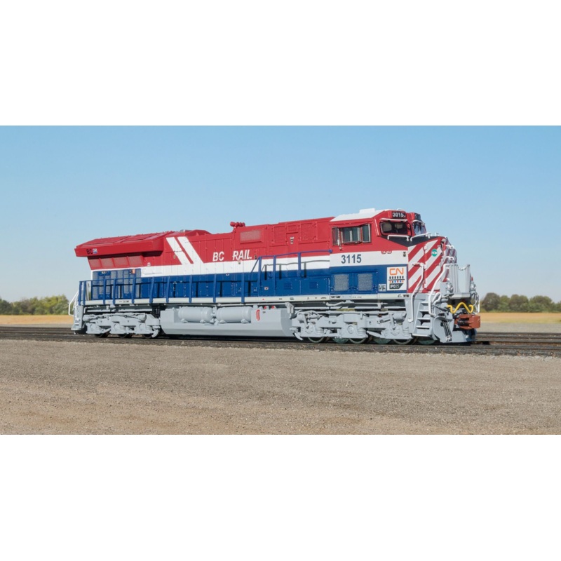ScaleTrains Rivet 33643 N Scale GE ET44 Tier 4 Diesel "BC Rail Heritage" CN 3115