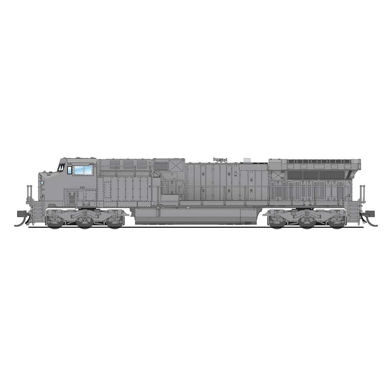 BLI 6284 N Scale GE AC6000 Diesel Undecorated CSX Type Paragon3 DCC