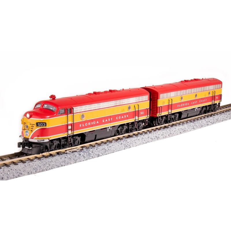 BLI 6833 N Scale EMD F3A-B Diesel Set Florida East Coast FEC 503/552 Paragon4 DCC