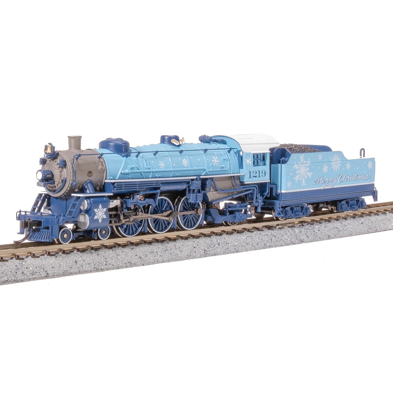 BLI 8015 N Scale USRA 4-6-2 Pacific Steam Locomotive Merry Christmas 1219 Paragon4 DCC