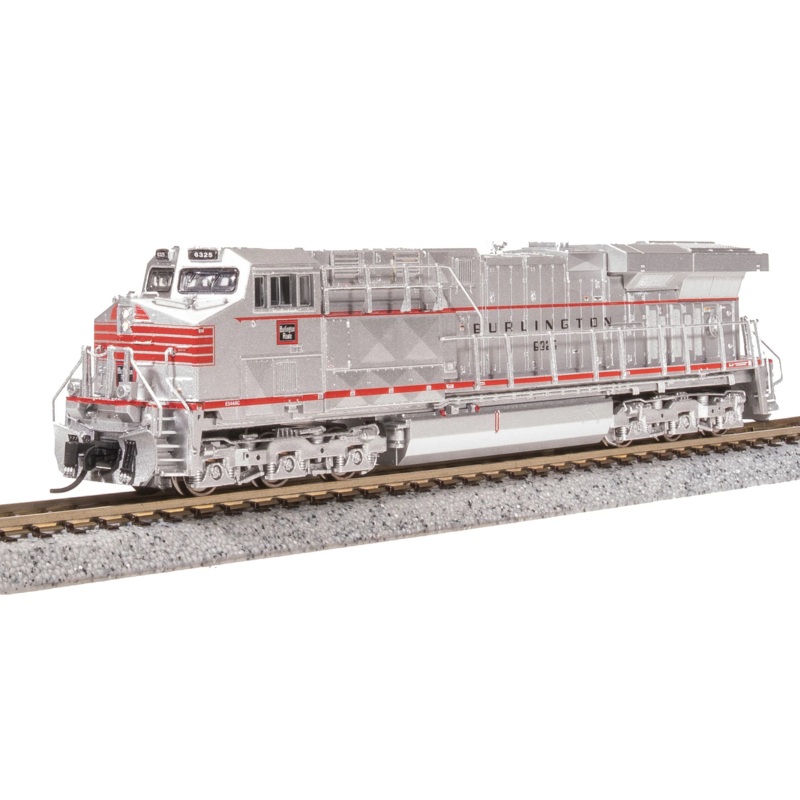 BLI 8643 N Scale GE ES44AC Diesel Burlington CB&Q 6325 Stealth (Fantasy Scheme)