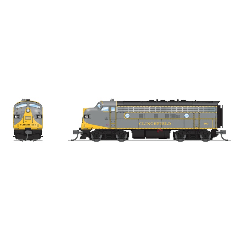 BLI 9204 N Scale EMD Diesel F3A Clinchfield CRR 800 "As-Restored" Paragon4 (Sound/DC/DCC)