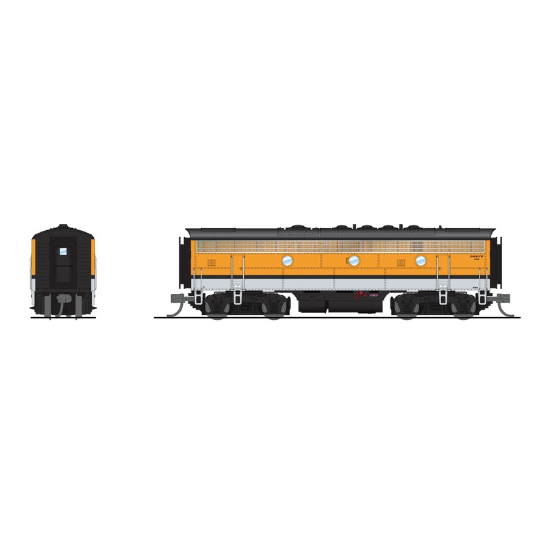 BLI 9266 N Scale EMD Diesel F7B Rio Grande D&RGW 5743 Paragon4 (Sound/DC/DCC)
